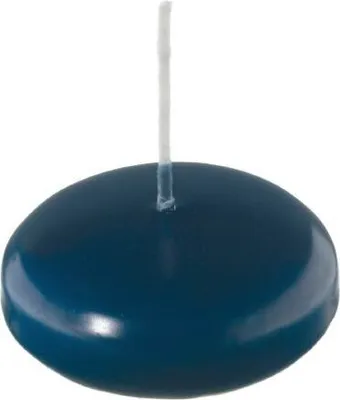 Produktbild von Schwimmkerzen Blau Petrol 55 x Ø 80 mm, 8 Stück, XXL Schwimmkerzen