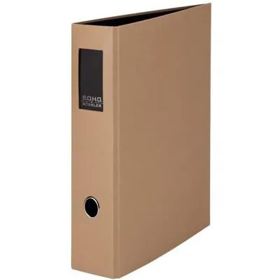 Produktbild von RÖSSLER Ordner mit Rückenschild braun