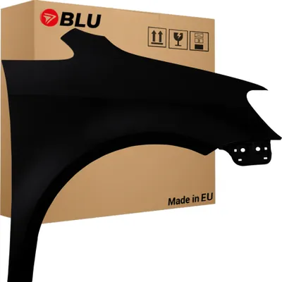 Zdjęcie produktu dla BLU Błotnik pasujący do VW Volkswagen Touran 1T3 LC9Z Prawy Czarny BlackMagic | 2010-2015 | Przedni Przód | Lakierowany | Gotowy do montażu  | Stal