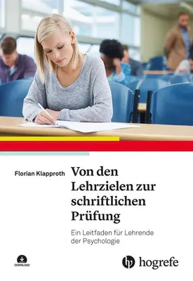 Produktbild von Klapproth, F: Von den Lehrzielen zur schriftlichen Prüfung