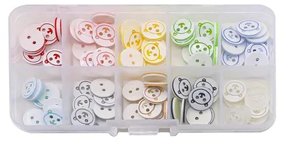 150 bunte Harzknöpfe, 12,5 mm, für DIY-Basteln und Nähen