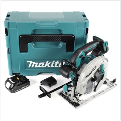 Produktbild von Makita DHS680Y1J, Schwarz, Blau, Silber, 16,5 cm, 5000 RPM, 5,7 cm, 2 cm, 4,1 cm