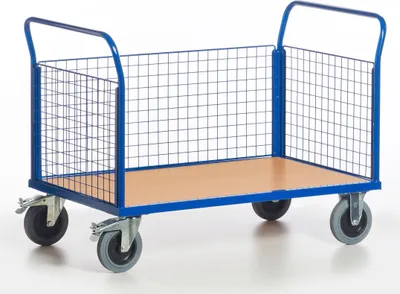 Produktbild von Rollcart Gitter-Dreiwandwagen 1000x580mm mit 600kg Tragkraft