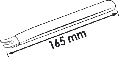 Produktbild von VIGOR Lösehebel Türverkleidung V4310N 165mm