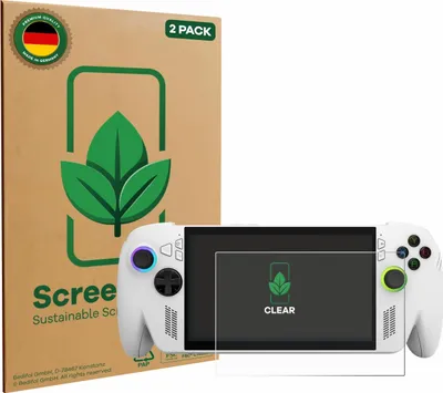 Produktbild von 2x ScreenLeaf Schutzfolie für ASUS ROG Xbox Ally nachhaltiger Displayschutz Display Schutz Folie Klar Transparent