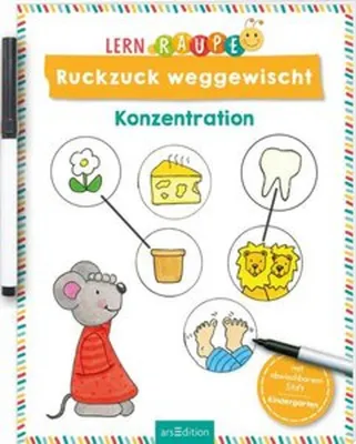Produktbild von Lernraupe - Ruckzuck weggewischt! Konzentration