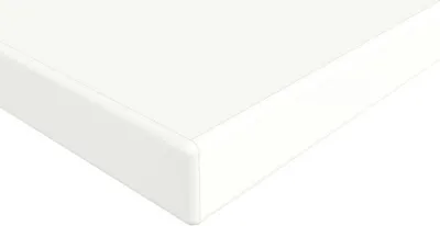 Produktbild von Tischplatte Holz Zuschnitt nach Maß Beschichtete Holzdekorplatte in 19mm Stärke - Weiß 120 x 70 cm
