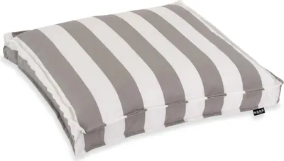 Produktbild von H.O.C.K. Classic Streifen Outdoor Sitzkissen 50x50x5cm hellgrau col. 55