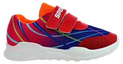 Produktbild von Kinder Klettverschluss Sneaker Freizeitschuhe in Rot Giulfo Gr.26
