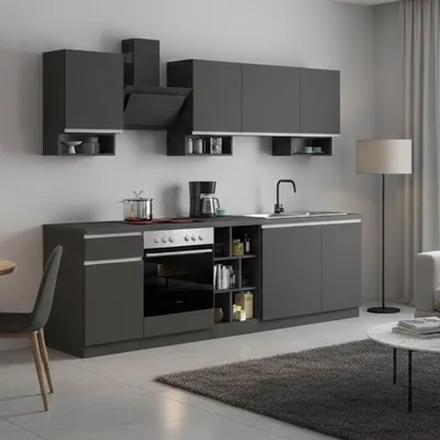 Immagine prodotto di Attimis - Cucina, Grigio Ardesia, un Cassetto, Elettrodomestici non inclusi, Italy