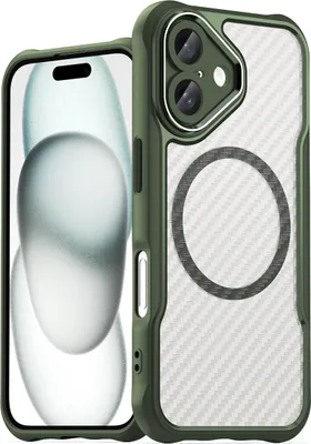 Obrázek produktu pro Silikonové pouzdro Leading Series Magsafe pro Iphone 16 - zelené