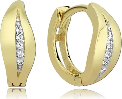 Produktbild von Balia Damen Gold 333 weiß, gold Ohrschmuck D2BGO0007GW