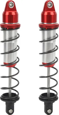 Immagine prodotto di 2 pezzi Ammortizzatori anteriori posteriori Ammortizzatori Migliorano la stabilità Ammortizzatori RC da 190 mm per auto ARRMA 1/5 rosso