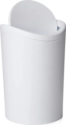 Produktbild von Famanu Abfalleimer 6L - Weiß, BPA-frei, polypropylen