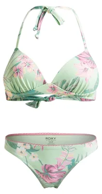 Produktbild von Roxy - Bikini-Set für Damen, dreieckige Körbchen GT22412 (42 DE) (Grün)