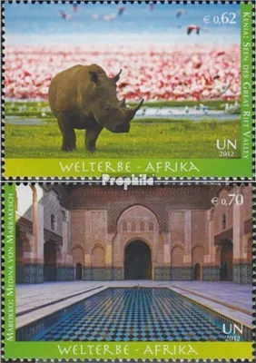 Produktbild von Briefmarken UNO - Wien 2012 Mi 756-757 (kompl.Ausg.) gestempelt Afrika