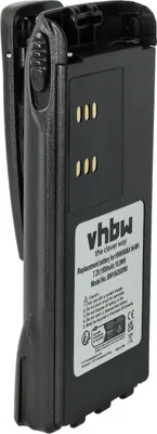 Produktbild von vhbw Akku kompatibel mit Motorola GP280, GP328, GP240, ATS2500, GP1280, GP140, GP320 Funkgerät, Walkie Talkie (1500 mAh, 7,2 V, NiMH) + Gürtelclip