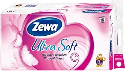 Produktbild von Zewa Toilettenpapier Ultra Soft 4-lagig, (16 Rollen)