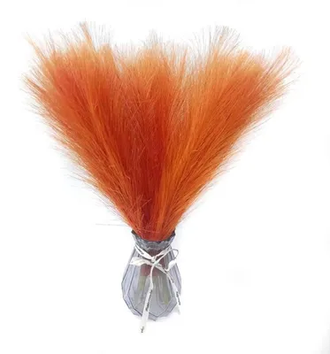Produktbild von Künstliches Pampasgras Deko 20 Stück Orange 43-45 cm Polyester
