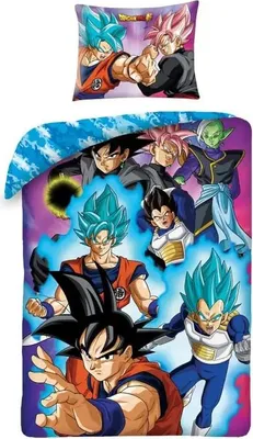 Produktbild von Dragon Ball Bettwäsche Ver. 2 140 x 200 cm / 70 x 90 cm