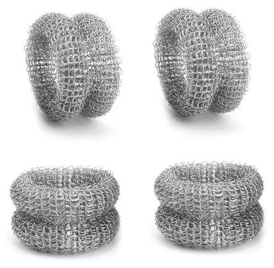 Kalkfänger für Wasserkocher, 4 Stück, 5,5 cm, Edelstahl 304