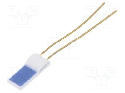Image de 1 x Capteur : Température Pt1000, 1000Ω. Dimensions extérieures : 5 x 2 x 1,1 mm. Référence : TT-PT1000A-2050-11-AUNI