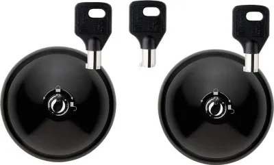 Obrázek produktu pro Zámek UFO³ Smart Duo černý pro zadní a boční dveře + 3 klíče - 8090S223PN
