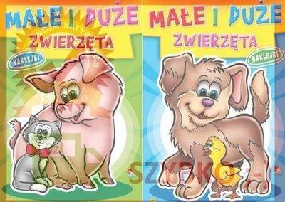 Immagine prodotto di Kolorowanka Małe i duże zwierzęta z naklejkami