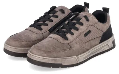 Productafbeelding van Rieker TEX heren veterschoen, kleur: kiezelgrijs-zwart, kleur: beige/modderbruin, EU maat: 42