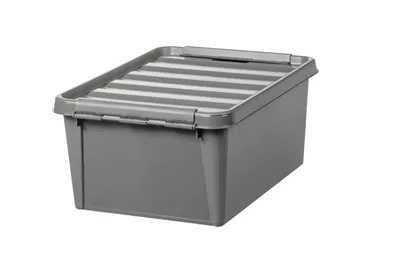Produktbild von smartstore Aufbewahrungsbox RECYCLED 15 14 Liter 300 x 400 x 180 mm taupe