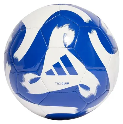 Obrázek produktu pro Adidas - Fotbalový míč "Tiro Club", design SX147 (5) (bílý/modrý)