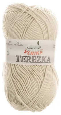 Produktbild von 50g Strickgarn Häkelgarn Terezka 100% Baumwolle Baumwollgarn Baumwollstrickgarn