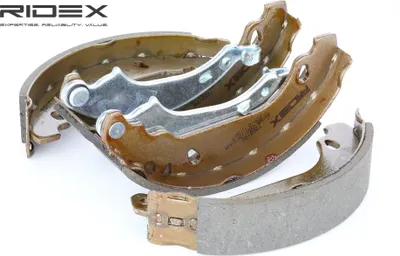 Produktbild von RIDEX 70B0100 - OE 4241 K5 Bremsbackensatz für 206 (2A/C), 206 (2E/K), 206 SW (2E/K), 206 Van, 206+