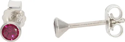 Produktbild von Ohrstecker Silber 925 mit Rhodolith JL52-06-0161 JuwelmaLux