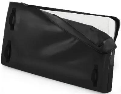 Imagen del producto de Funda para colchón - Protector de colchón - 133x71x17 cm - con cremallera y asas - Impermeable - Protector contra el polvo - Bolsa de transporte - Tejido Oxford