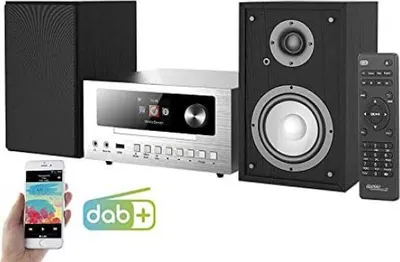 Produktbild von auvisio IRS-500.CD Mini-Stereoanlage mit Webradio, DAB+, FM, CD, Bluetooth, USB, 100 W