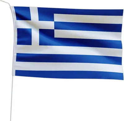 Immagine prodotto di Bandiera del paese ospite Grecia - per barca o moto - 20 x 30 cm