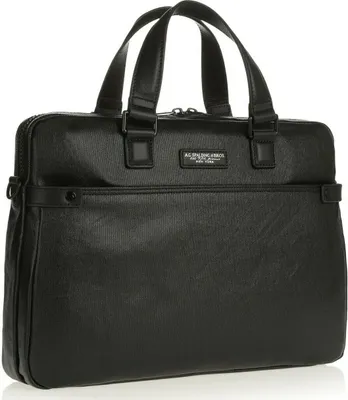 Produktbild von Umhängetasche A.G.Spalding&Bros. 970814 Uni Schwarz Leder