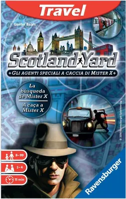 Produktbild von Ravensburger Scotland Yard, Brettspiel, Detektiv, 8 Jahr(e), 15 min