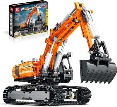 Produktbild von Spielzeug Reobrix     22003 Technic Ferngesteuert Bagger MOC Klemmbausteine 1106PCS Baukästen Geschenk Modell Kinder