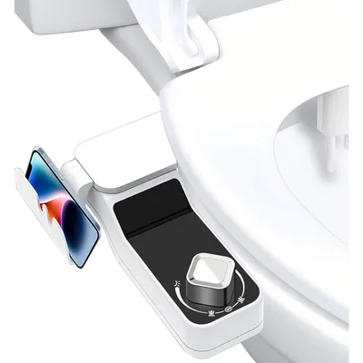 Produktbild von Bidetarmatur Bidet Einsatz Für Toilette Dusch WC-Sitz Toilettensitzaufsatz (Toilettensitz mit Bidet Einsatz Düsen) Für Toilette Bidet Einsatz mit Einz
