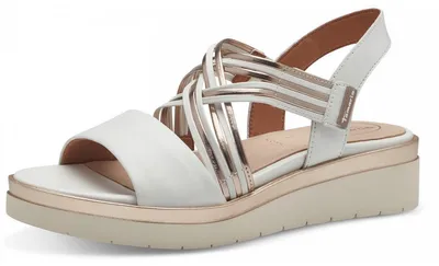 Produktbild von Tamaris Comfort  Damenschuhe Sandalette Weiß Freizeit, Schuhgröße:36 EU