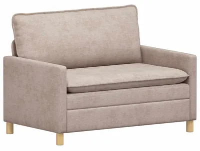 Obrázok produktu pre vidaXL Pohovka béžová 126 x 81 x 87,5 cm polyester