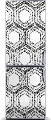 Produktbild von Tulup Kühlschrankdekoration - Magnetmatte - 60 cm x 180 cm - Magnet auf dem Kühlschrank - Geometrischer Hintergrund
