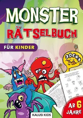 Produktbild von Monster Rätselbuch für Kinder ab 6 Jahre