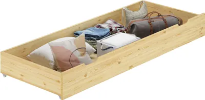 Produktbild von Bettkasten für unsere Einzelbetten 80x200 Kiefer massiv 90.10-S5