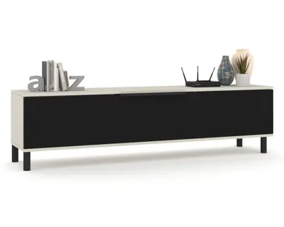 Produktbild von Fernsehschrank TV-Lowboard SIMPLY STEHEND Cashmere/Schwarz 160cm