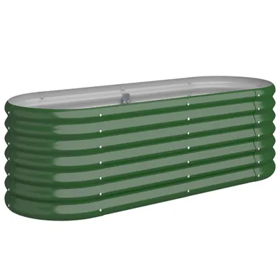 Zdjęcie produktu dla Podwyższone łóżko Stal malowana proszkowo 114x40x36 cm Zielony