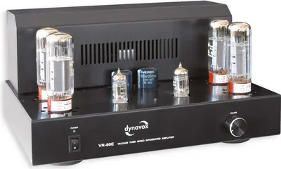 Produktbild von DYNAVOX Röhren-Mono-Vollverstärker VR-80E, schwarz