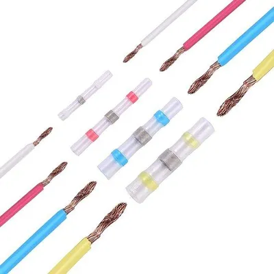 Obrázek produktu pro 500 kusů vodotěsných kabelových konektorů s gumovým těsněním, pájené konektory s průhledným gumovým těsněním pro námořní a automobilový průmysl